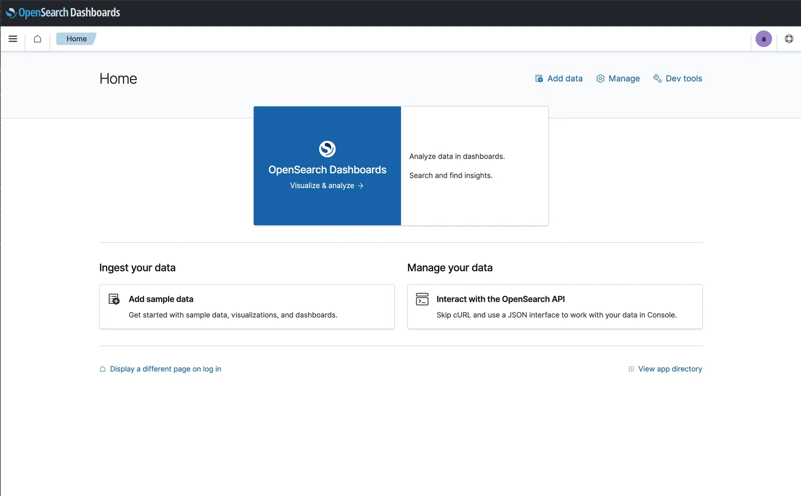 OpenSearch Dashboards
